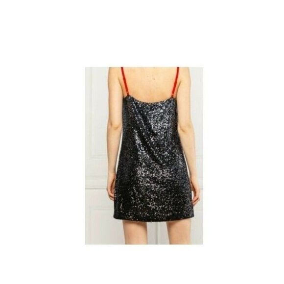 DKNY WOMENS SEQUINED MINI COCKTAIL DRESS, New w Tags - Picture 4 of 5